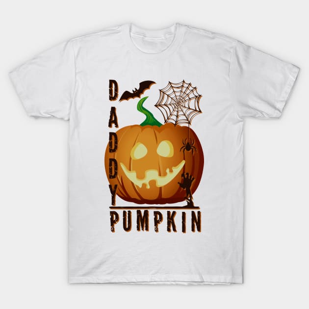 Daddy Pumpkin Halloween T-Shirt by TuckerMcclainKNVUu